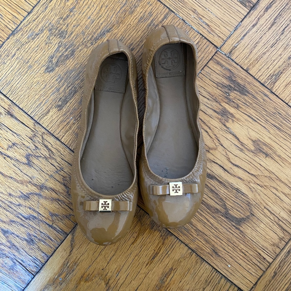 Tory Burch Patent Flats